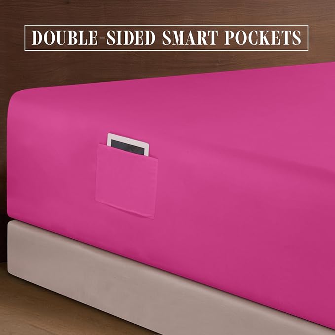 Elegant Comfort Luxurious 1500 Premium Hotel Quality Microfiber 4-Piece Sheet - Image 5