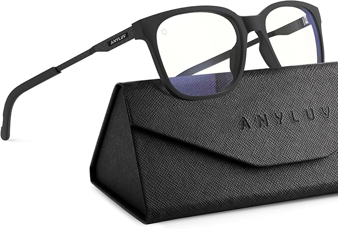 ANYLUV Blue Light Glasses for Men, Lightweight Computer Gaming Glasses by ANYLUV