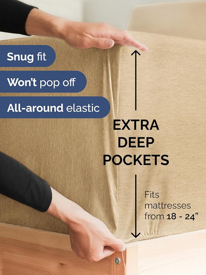 Extra Deep Twin Sheet Set - Image 3