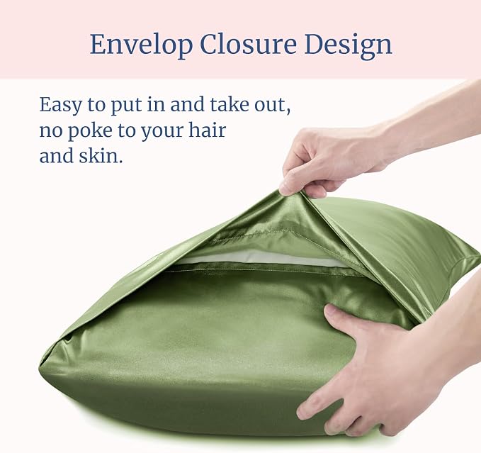 BEDELITE Satin Pillowcase for Hair and Skin, Super Soft Similar to Silk Pillow - Image 6