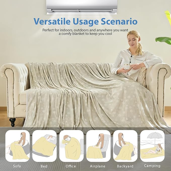 OIGAE Cooling Blanket for Hot Sleepers - Image 5