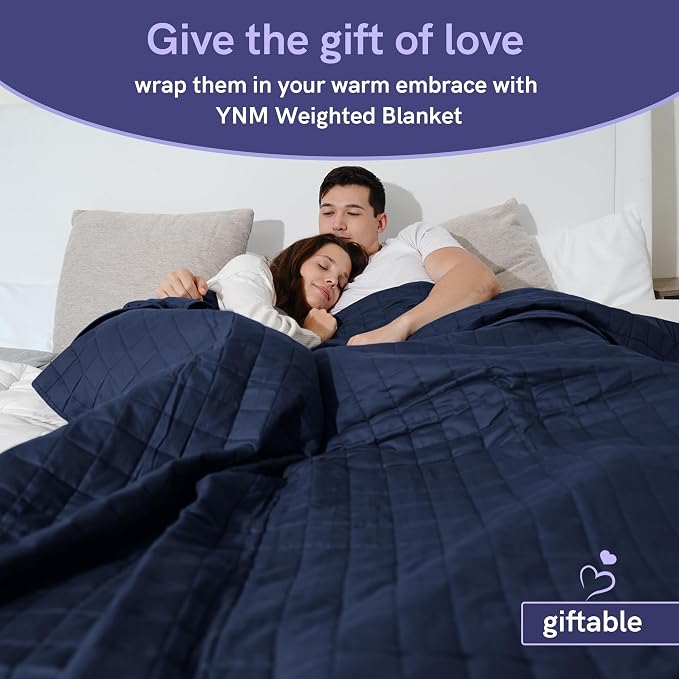 YnM Exclusive 50 lbs Weighted Blanket, Extra Heavy Cotton Bed Blanket - Image 7