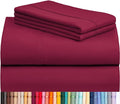 LuxClub 4 PC California King Sheet Set, Breathable Luxury Bed Sheets, Deep by LuxClub
