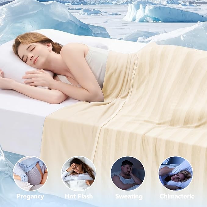 GOHERO Cooling Blanket Throw- 50"x60" Summer Cooling Throw Blanket - Image 4
