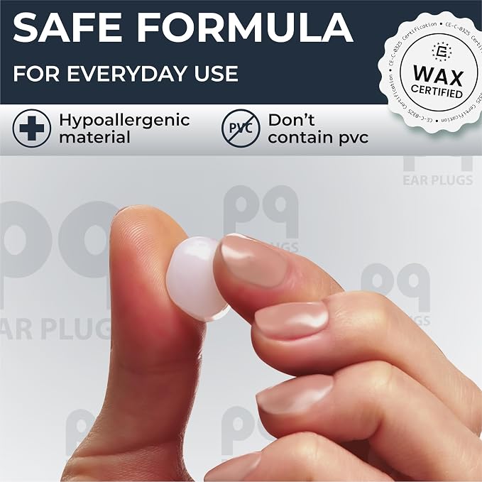 Peace&Quiet PQ Wax Ear Plugs for Sleeping, Swimming - Image 7