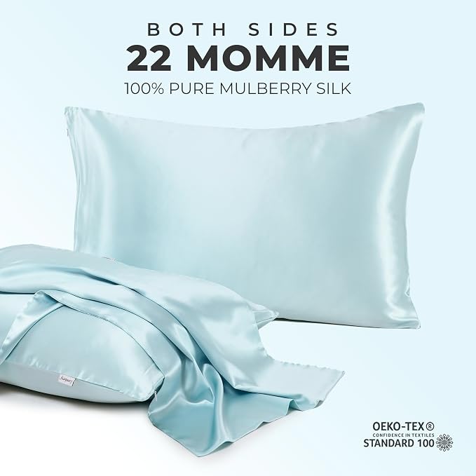 100% Pure Mulberry Silk Pillowcase - Image 2