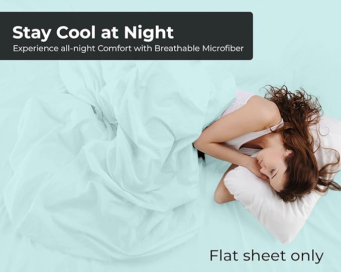 Royale Linens Twin Flat Sheet - Image 3