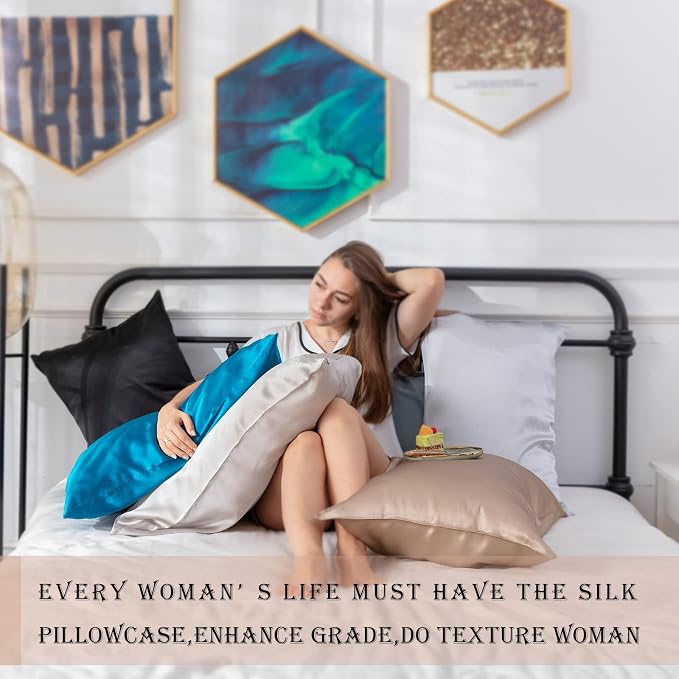 Natural Mulberry Silk Pillowcase - Image 7