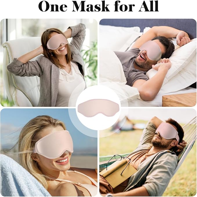 Fygrip 3D Eye Mask Sleep Mask for Men & Women, 100% Pressure-Free & Light - Image 8