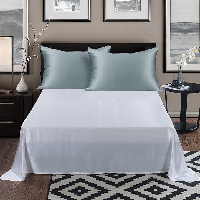 ALASKA BEAR Natural Silk Pillowcase, Hypoallergenic, 19 Momme, 600 Thread Count - Image 4