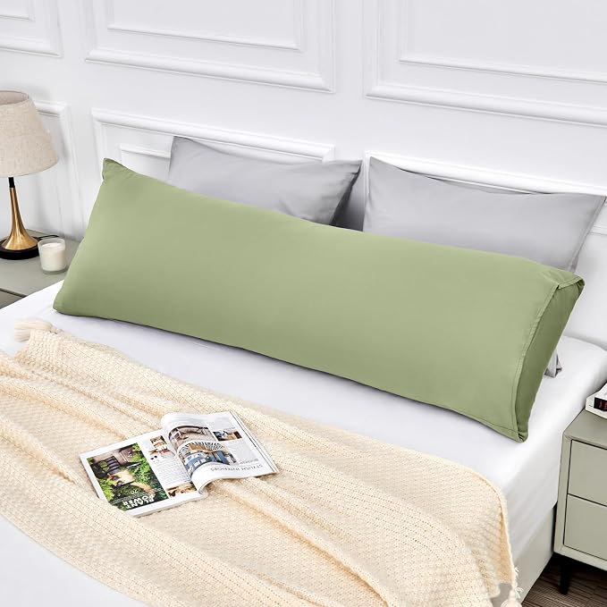 Warmstar Cotton Body Pillow Cover 1 Pack, 600 Thread Count Body Pillow case - Image 6