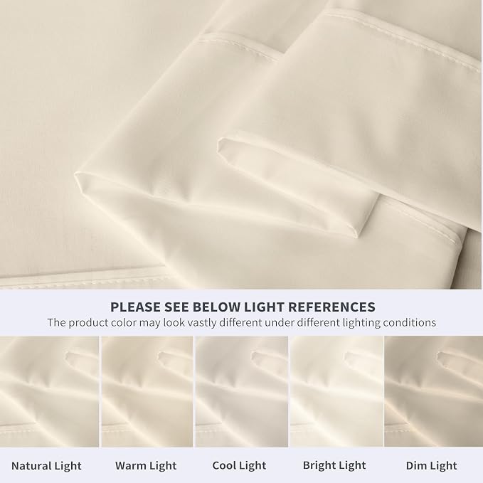 Maple&Stone Twin Flat Sheet 6 Pack, Premium Soft & Breathable, Brushed - Image 4