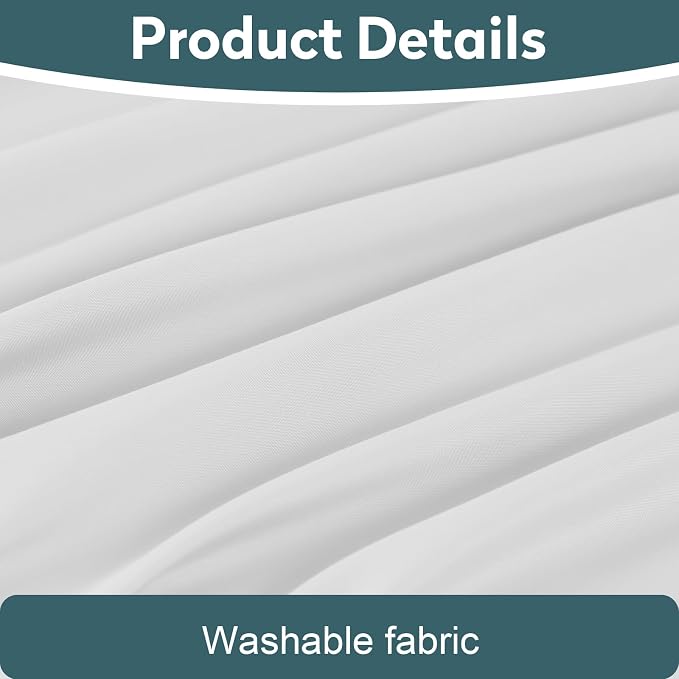 Toodou White Queen Bed Top Sheet is Made of Soft Wrinkle Resistant Microfiber - Image 6