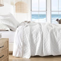 SahSahCasa Quilt Set Queen Size, 100% Cotton Quilt Bedding Set Bedspread by SahSahCasa