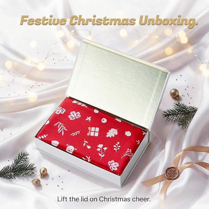 THXSILK Christmas Style 6A+ Grade Mulberry Silk Pillowcase - Image 4