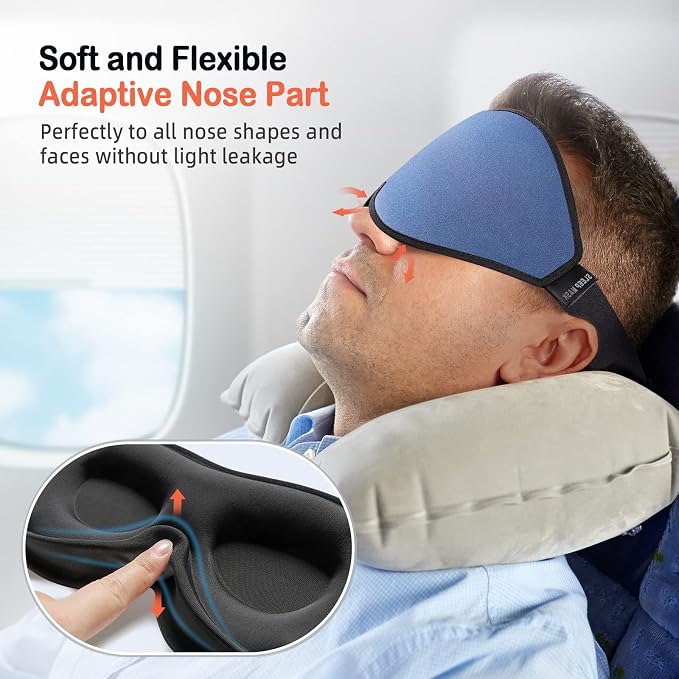 LitBear Sleep Masks, Light Blocking Eye Mask Sleeping - Image 3