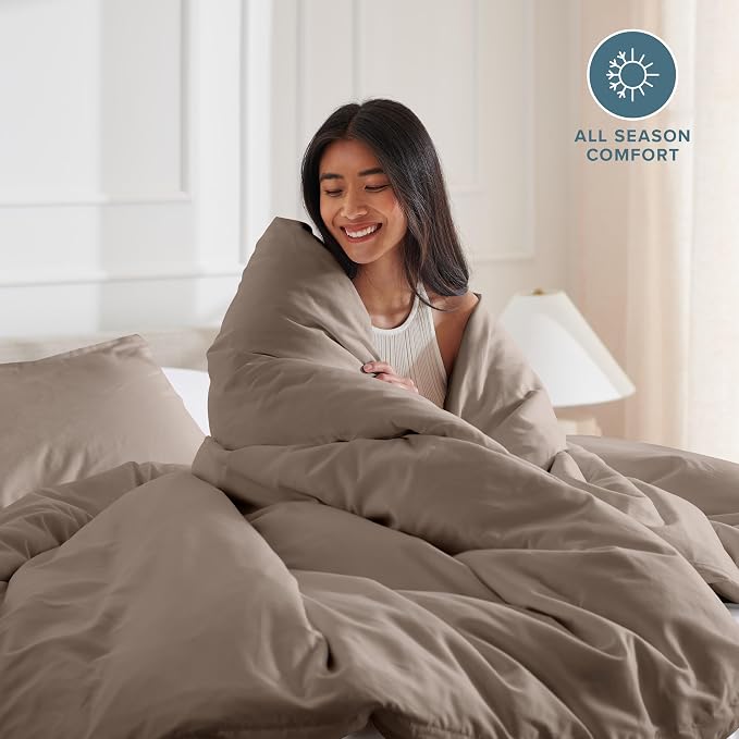 Bare Home Bedding Duvet Cover Queen Size - Image 3