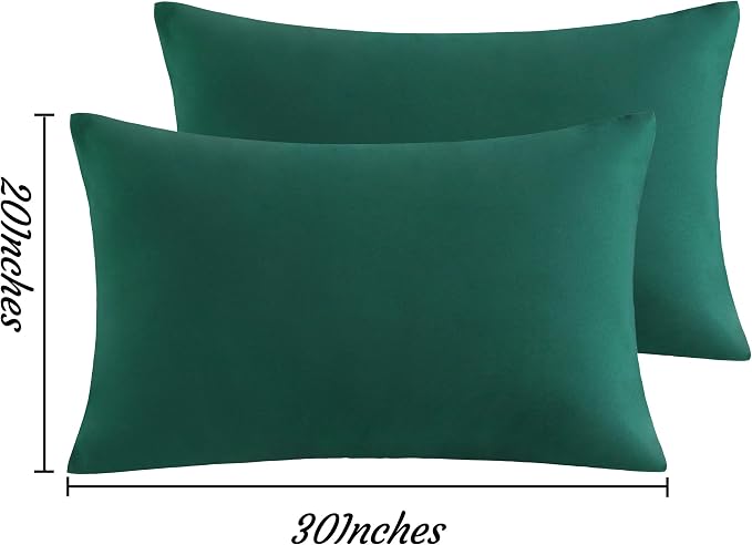 NTBAY Queen Pillow Cases Set of 2, 2 Pack Brushed Microfiber Pillow Cases - Image 6