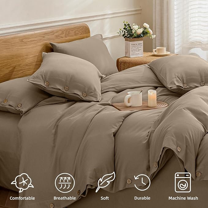 JELLYMONI Cotton Duvet Cover Twin Size - Image 4
