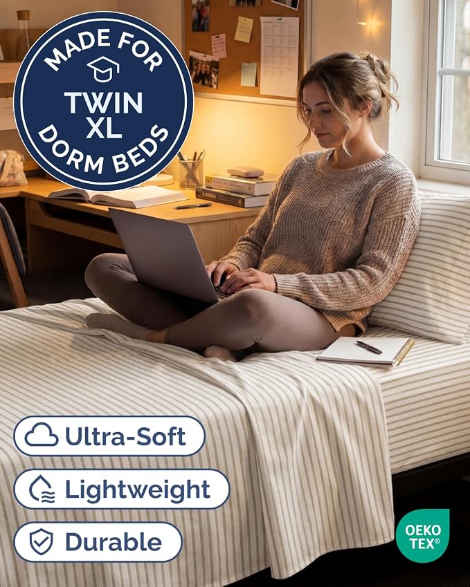 Twin XL Size 3 Piece Sheet Set - Image 2