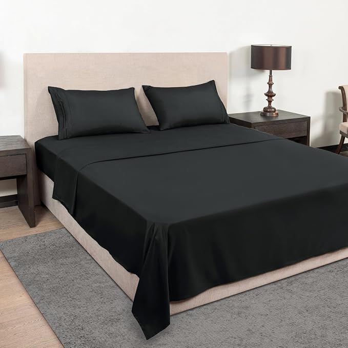 Mejoroom King Size Bed Sheet Set - Image 2