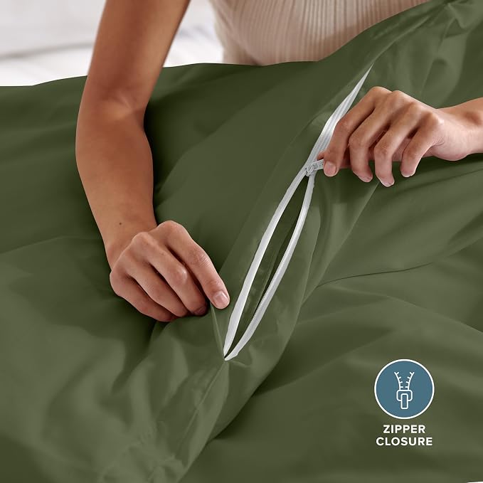 Bare Home Bedding Duvet Cover California King Size - Image 6