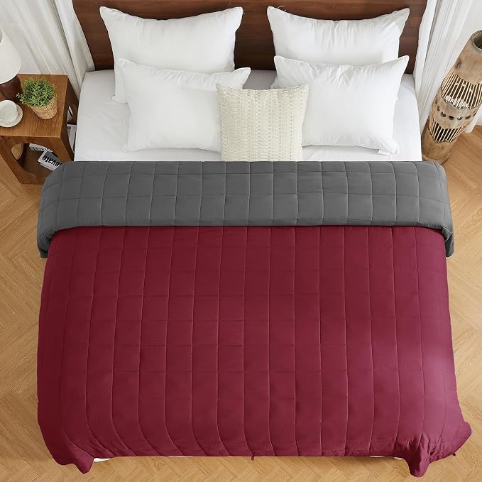 King Size Weighted Blanket for Adults Cooling Heavy Blanket for Sleeping - Image 8