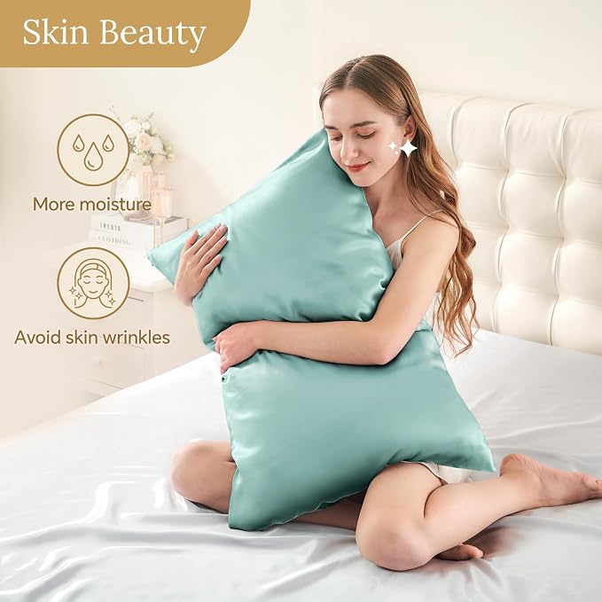 INFIIXSO Mulberry Silk Pillow Case King Size, Silk Pillowcase - Image 4