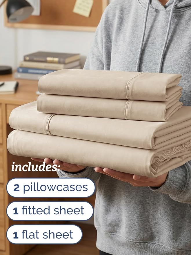 Twin XL 4 Piece Sheet Set - Image 3