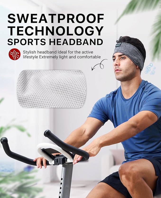 Perytong Sleep Headphones Wireless, Air Travel, Meditation - Image 4
