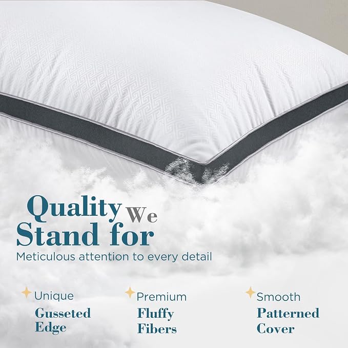 viewstar Bed Pillows King Sizes Set of 2, Hotel Quality Cooling Down - Image 5