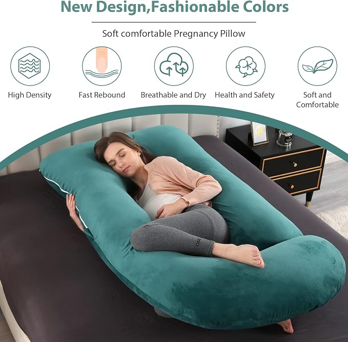 BATTOP Pregnancy Pillows for Sleeping, Full Body Maternity Pillow - Image 5