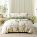 OAITE Duvet Cover Set Queen Size Floral Pattern 500 Thread Count Ultra Soft by OAITE