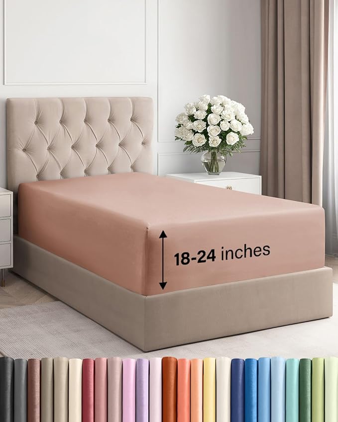 Extra Deep Twin XL Fitted Sheet by CGKUnlimited