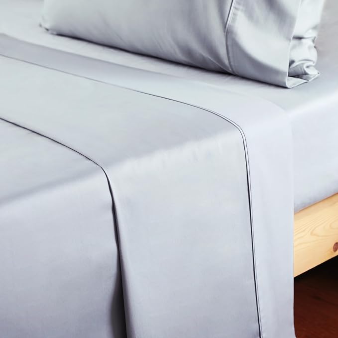 Cotton Full Flat Sheet Only, 600 Thread Count 100% Egyptian Cotton Top Sheet - Image 7