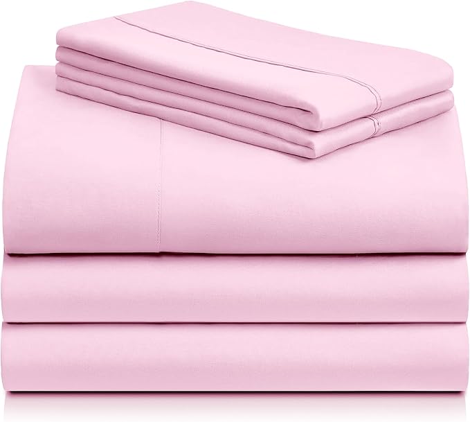 LuxClub 5 PC Sheet Set Bed Sheets Deep Pockets 16" Eco Friendly Wrinkle Free - Image 8