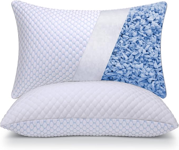 OSBED Cooling Shredded Memory Foam Pillow Standard Size by OSBED
