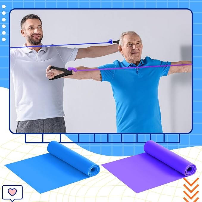 2 Pcs Resistance Band with Handles Chair Exercise Equipment - Image 6