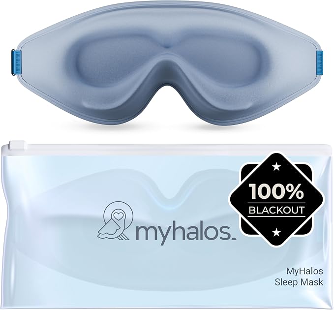 MyHalos® Sleep Mask – 3D Blackout Eye Mask by myhalos