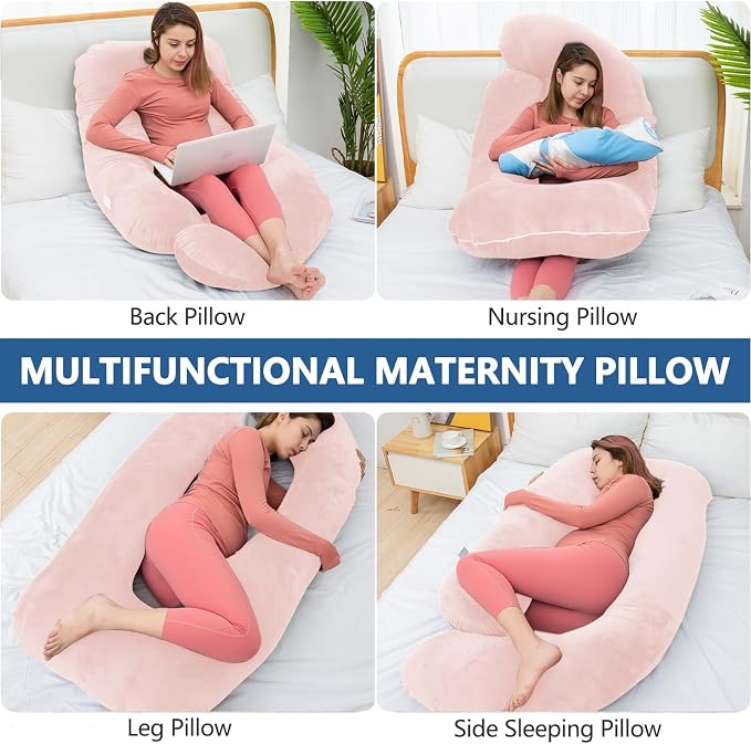 AS AWESLING Shredded Memory Foam Body Pillow, Pregnancy Pillows - Image 6