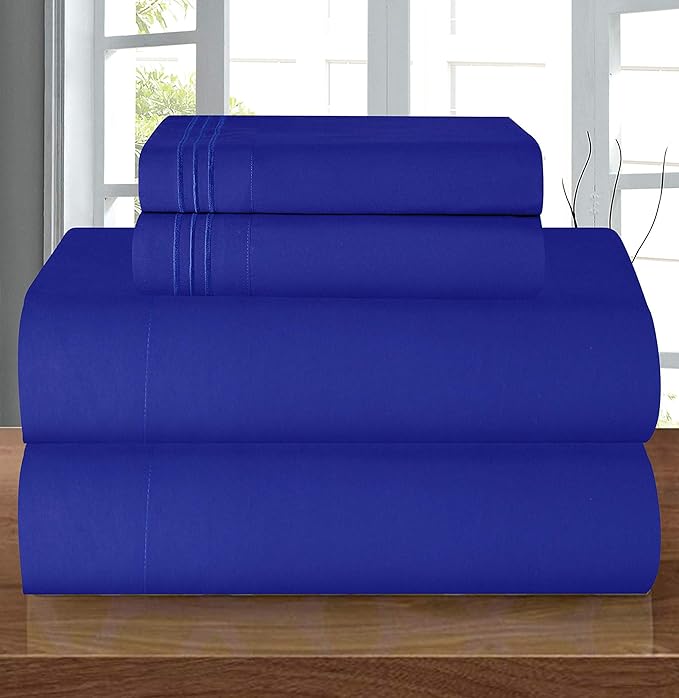 Elegant Comfort Luxury 1500 Premium Hotel Quality Microfiber 4-Piece Sheet Set by ELEGANTCOMFORT