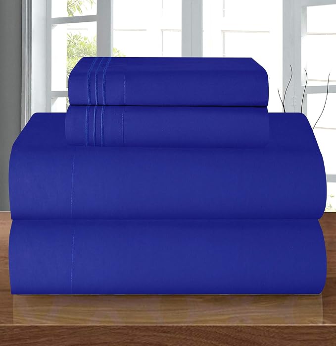 Elegant Comfort Luxury 1500 Premium Hotel Quality Microfiber 4-Piece Sheet Set by ELEGANTCOMFORT
