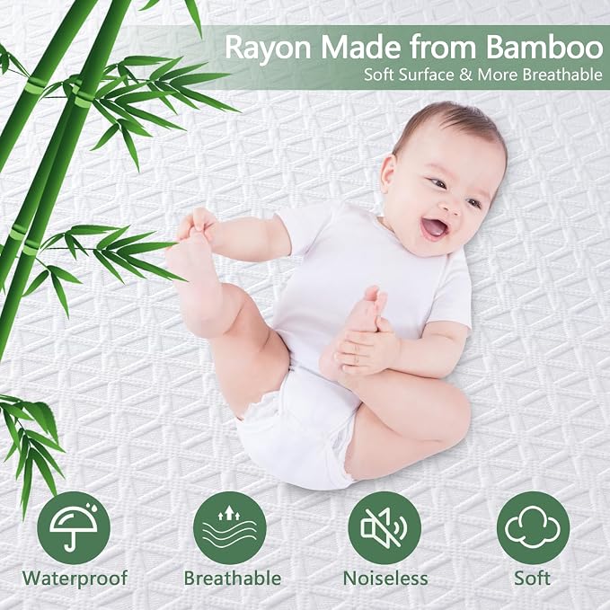 Premium Waterproof Mattress Protector Twin Size, Breathable Bed Cover 3D Air - Image 2