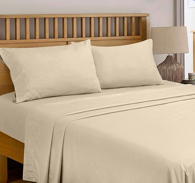 Royale Linens 300 Thread Count 100% Long Staple Combed Cotton Flat Sheet - Image 7