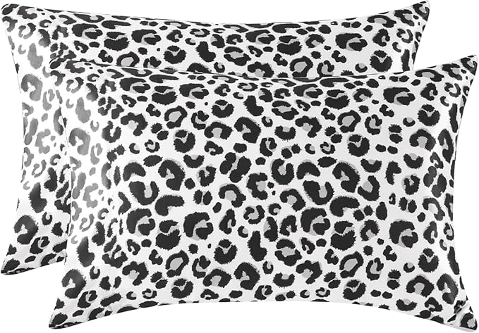 MR&HM Satin Pillowcase for Hair and Skin, Silk Satin Pillowcase 2 Pack by MRHM