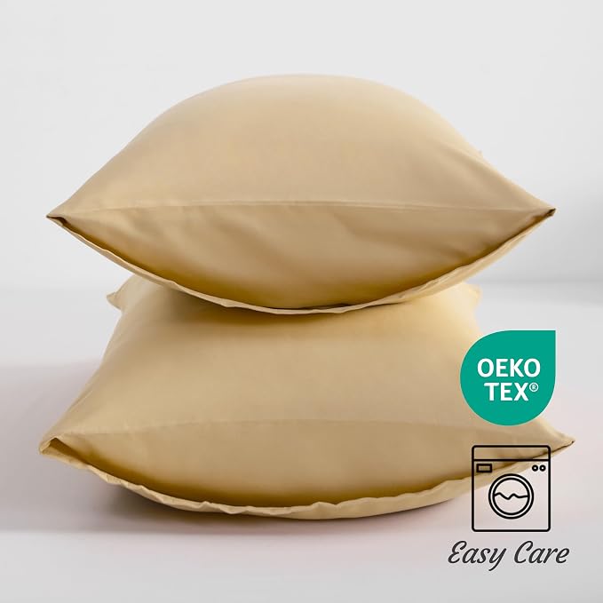 NTBAY Queen Pillow Cases Set of 2, 2 Pack Brushed Microfiber Pillowcases - Image 4