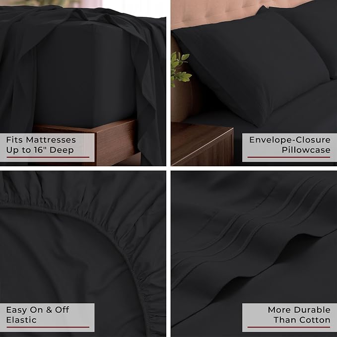 Mellanni King Sheets Set - Image 5