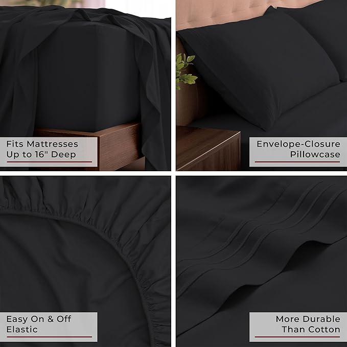 Mellanni California King Sheets Set - Image 5
