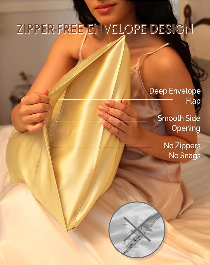 SilkSilky 100% Mulberry Silk Pillowcase - Image 6