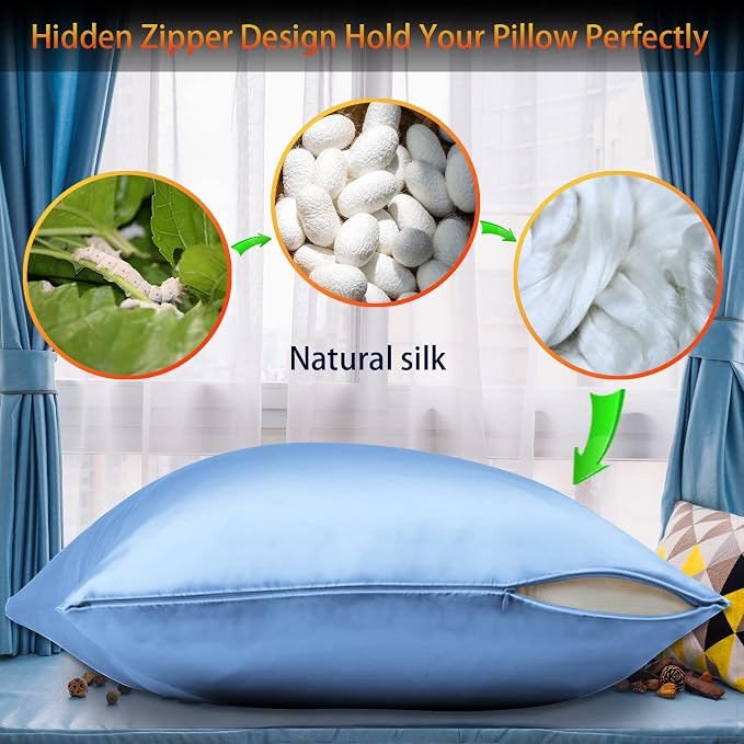 Mulberry Silk Pillowcase 2 Pack - Image 5